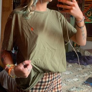 Olive green Polo tee